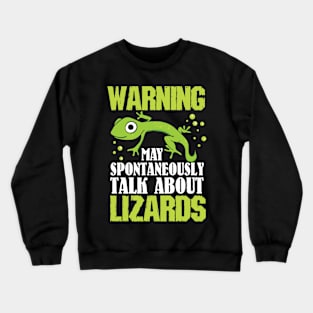 Bearded Dragon T Shirt I lizard gecko iguana gift Crewneck Sweatshirt